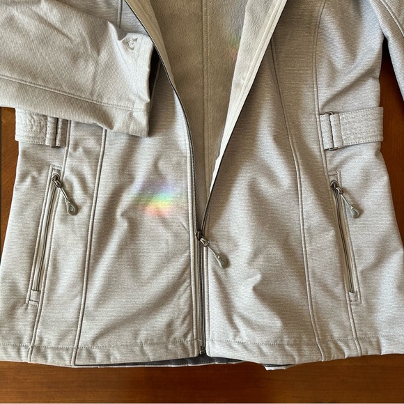 Gerry women’s fleece lined jacket with hood | grey | size small - Picture 3 of 9